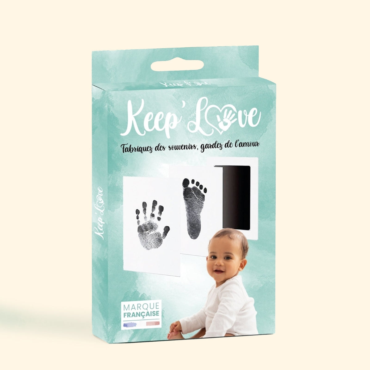 Kit Empreintes Pieds Et Mains Bébé En Plâtre - Cadre Souvenir Nouveau-Né Vaileal