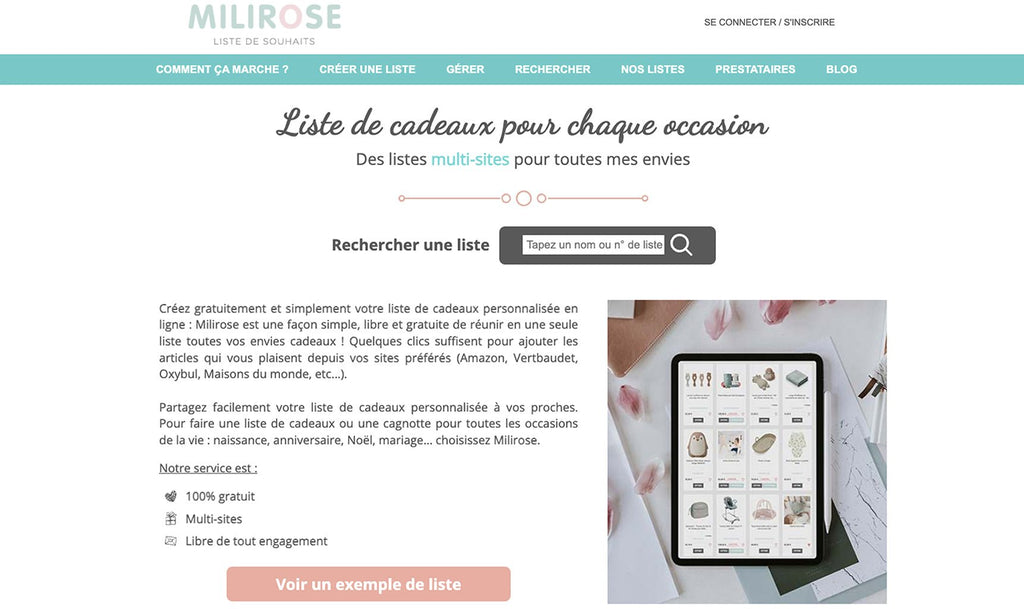 Comment créer et partager une liste de souhait ? - Bébé Nido