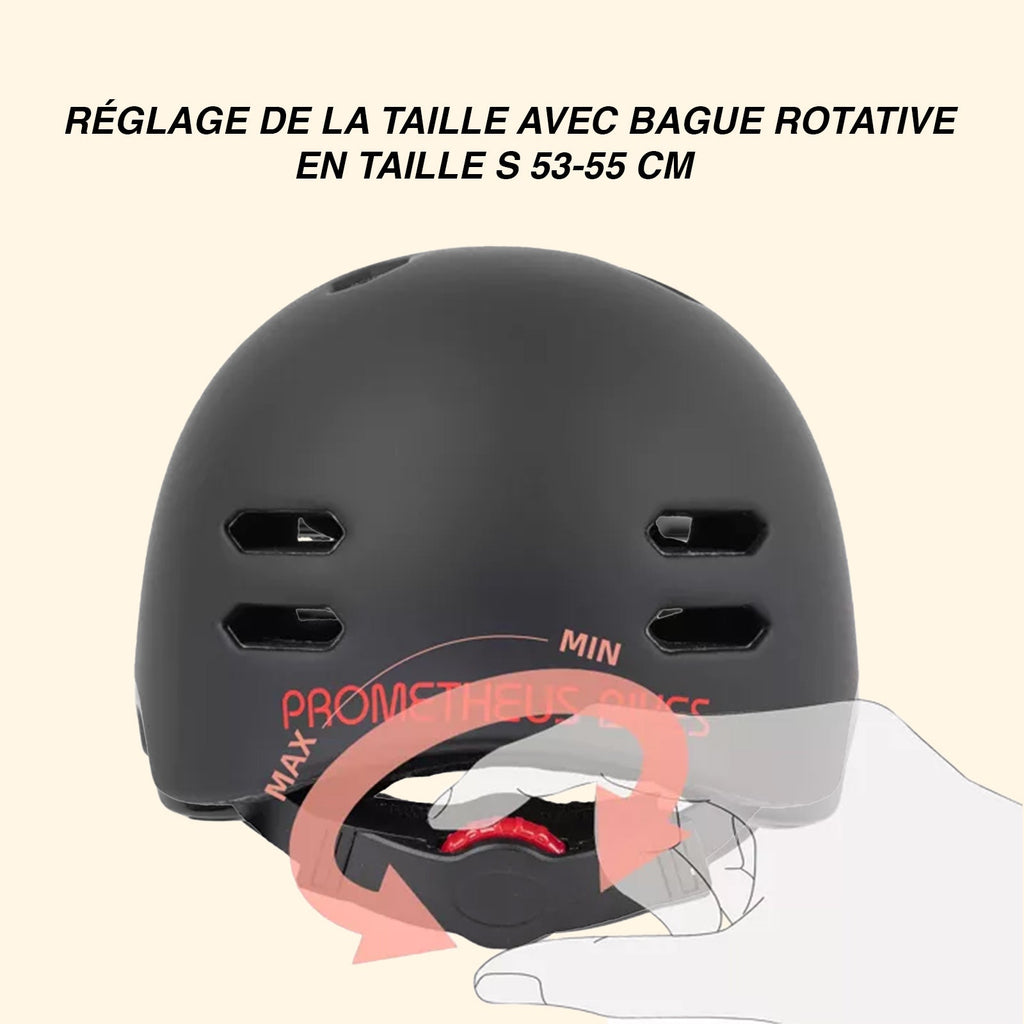 CASQUE DE VÉLO POUR ENFANT AVEC ANNEAU ROTATIF TAILLE S AIGLE ROUGE - Bébé Nido