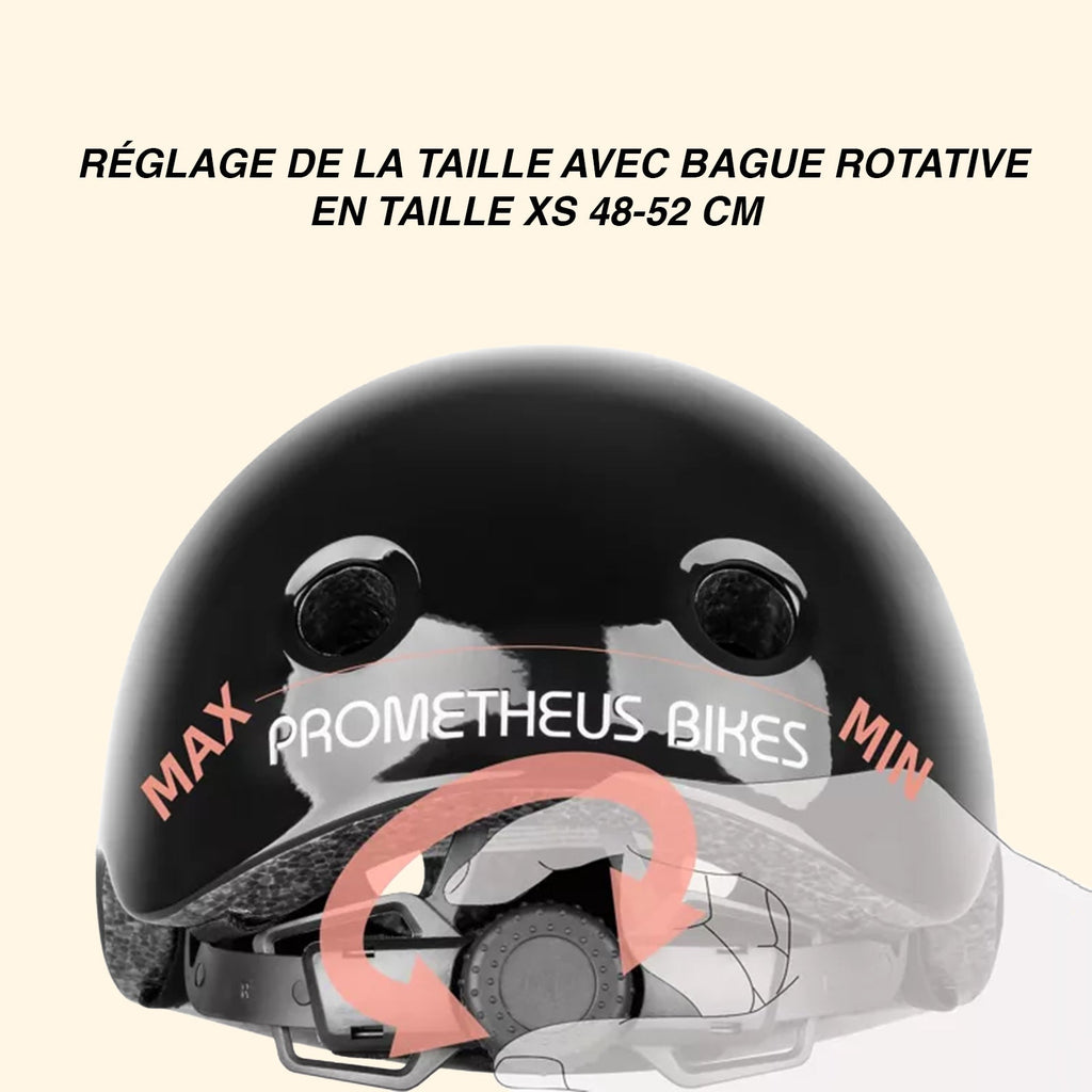 CASQUE DE VÉLO POUR ENFANT AVEC ANNEAU ROTATIF TAILLE XS AIGLE BLANC - Bébé Nido