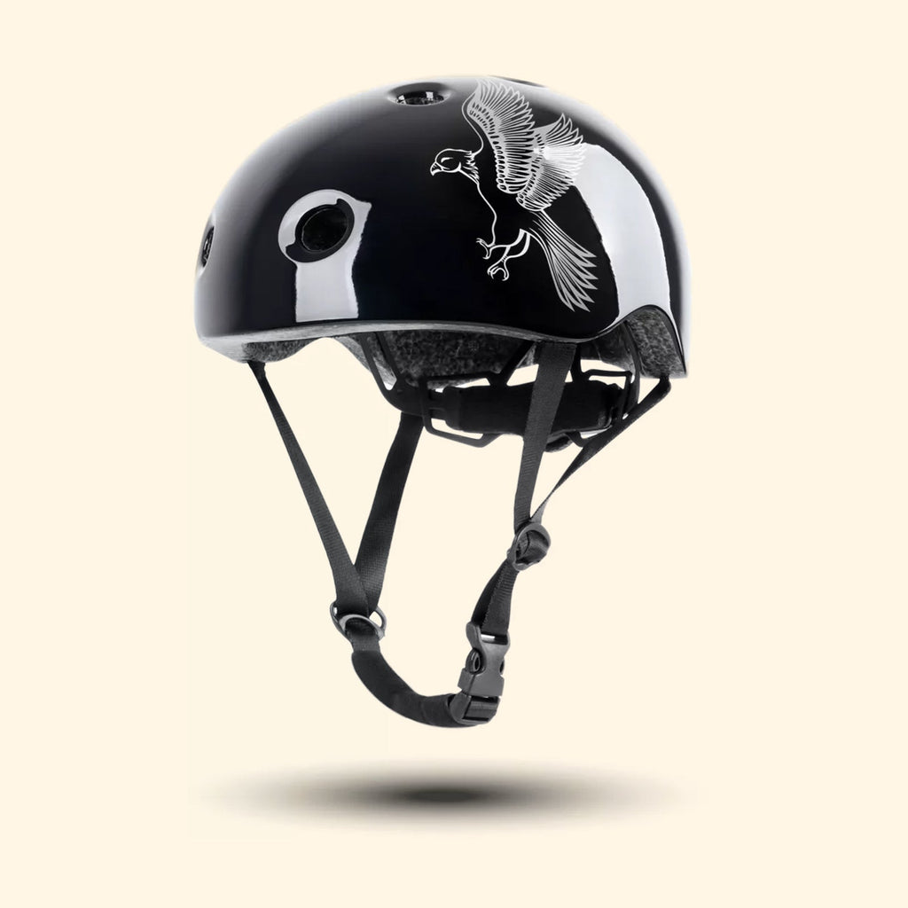 CASQUE DE VÉLO POUR ENFANT AVEC ANNEAU ROTATIF TAILLE XS AIGLE BLANC - Bébé Nido