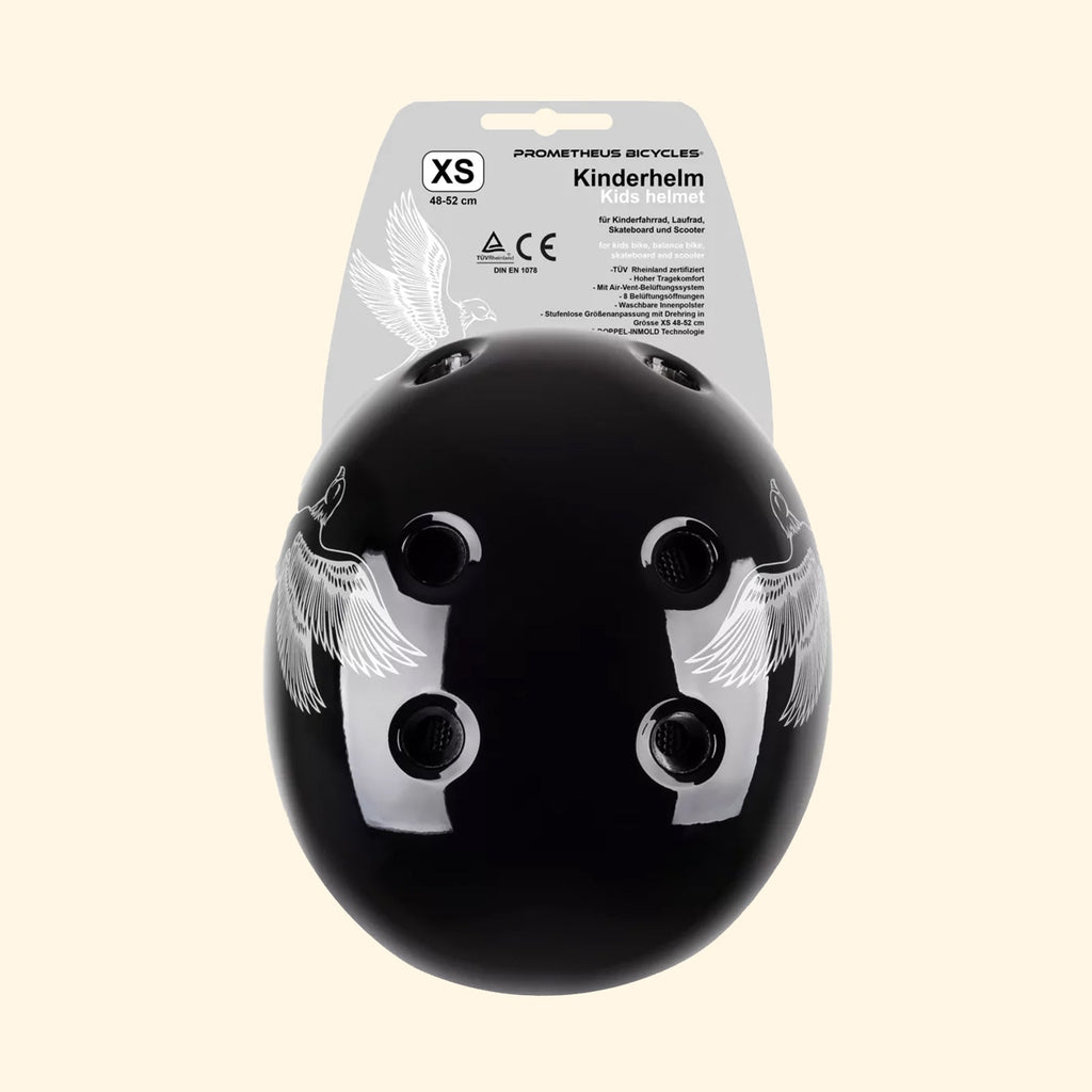 CASQUE DE VÉLO POUR ENFANT AVEC ANNEAU ROTATIF TAILLE XS AIGLE BLANC - Bébé Nido