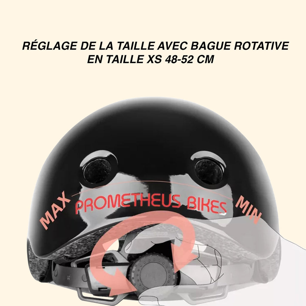 CASQUE DE VÉLO POUR ENFANT AVEC ANNEAU ROTATIF TAILLE XS AIGLE ROUGE - Bébé Nido
