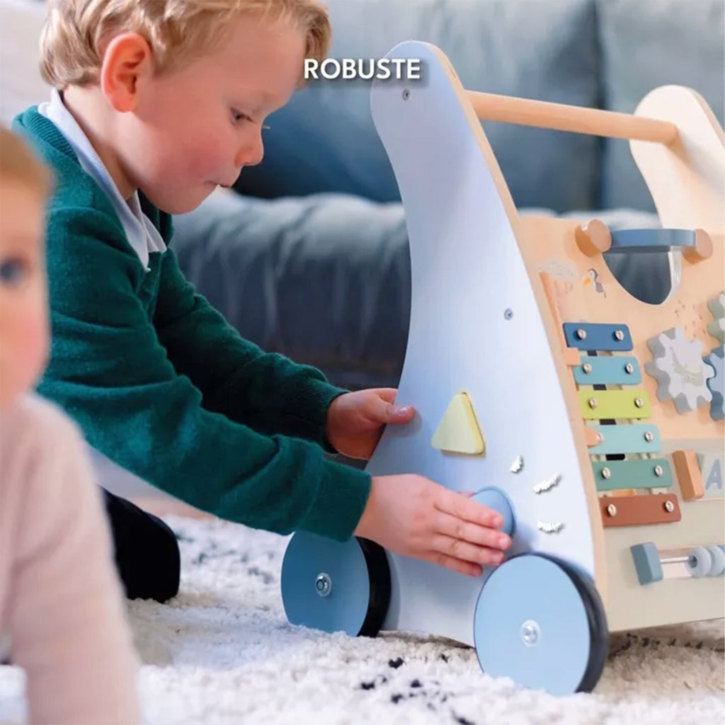 CHARIOT DE MARCHE MULTI - ACTIVITÉS EN BOIS - Bébé Nido