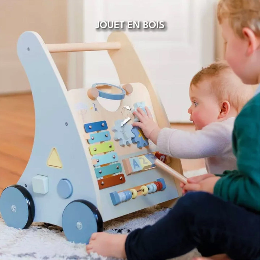CHARIOT DE MARCHE MULTI - ACTIVITÉS EN BOIS - Bébé Nido