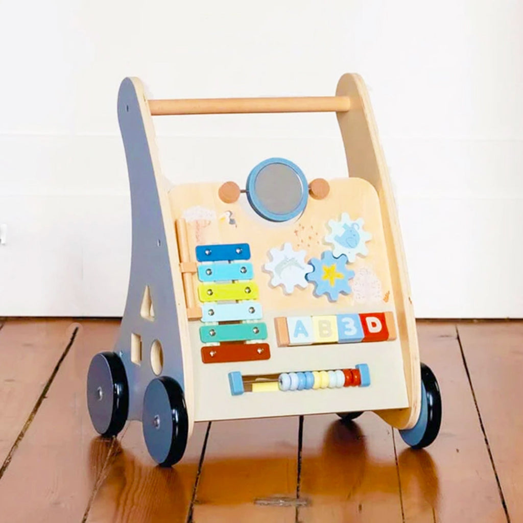 CHARIOT DE MARCHE MULTI - ACTIVITÉS EN BOIS - Bébé Nido