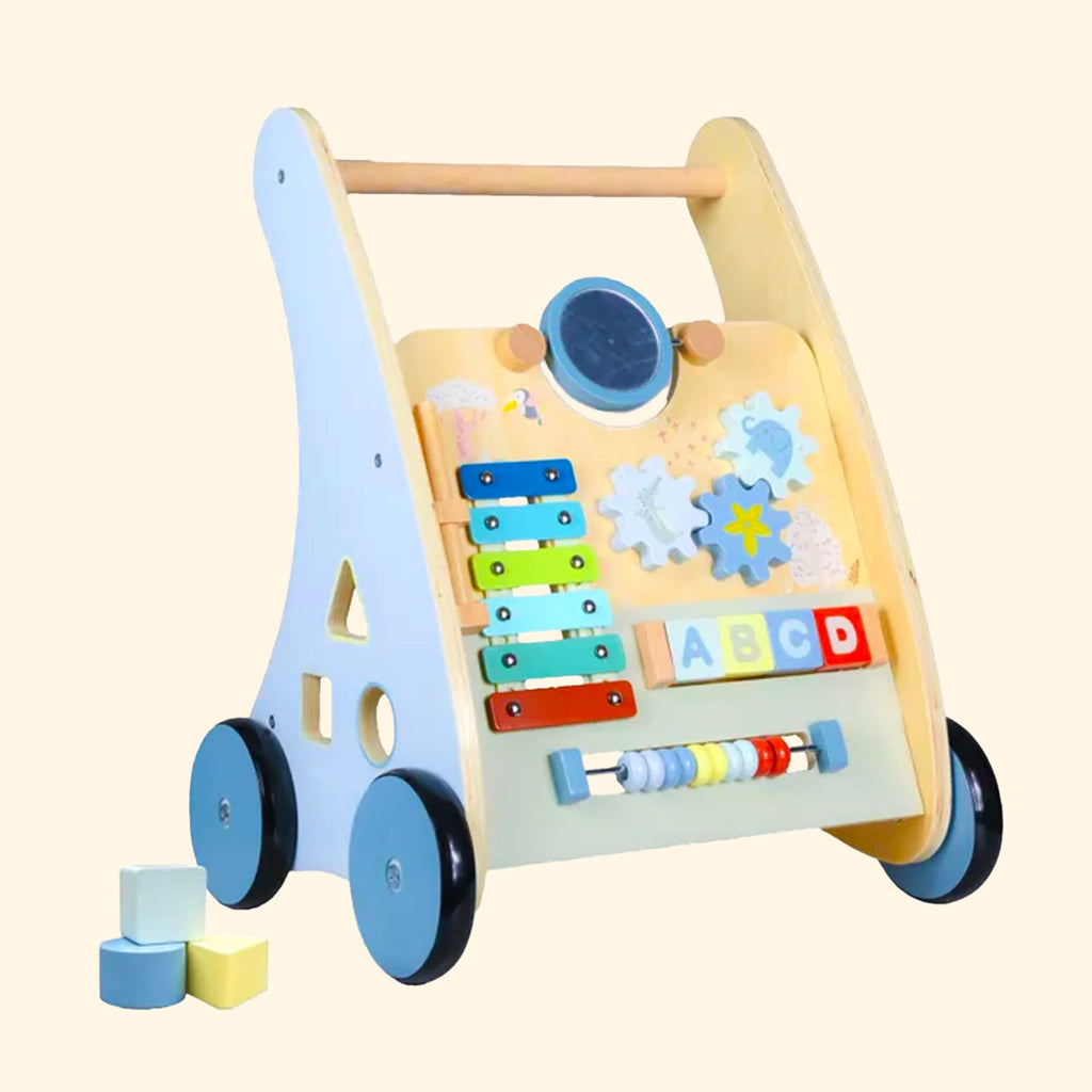 CHARIOT DE MARCHE MULTI - ACTIVITÉS EN BOIS - Bébé Nido