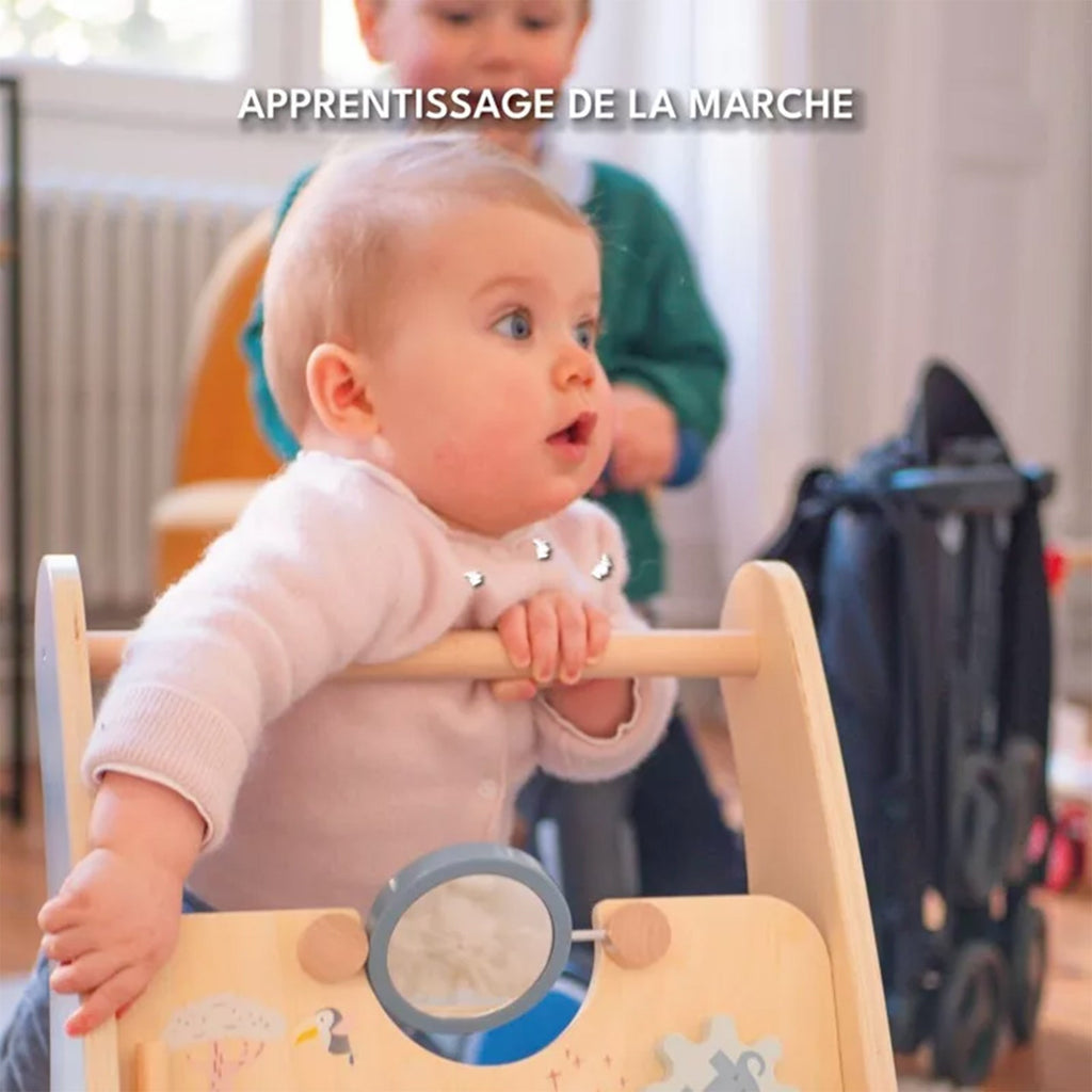 CHARIOT DE MARCHE MULTI - ACTIVITÉS EN BOIS - Bébé Nido