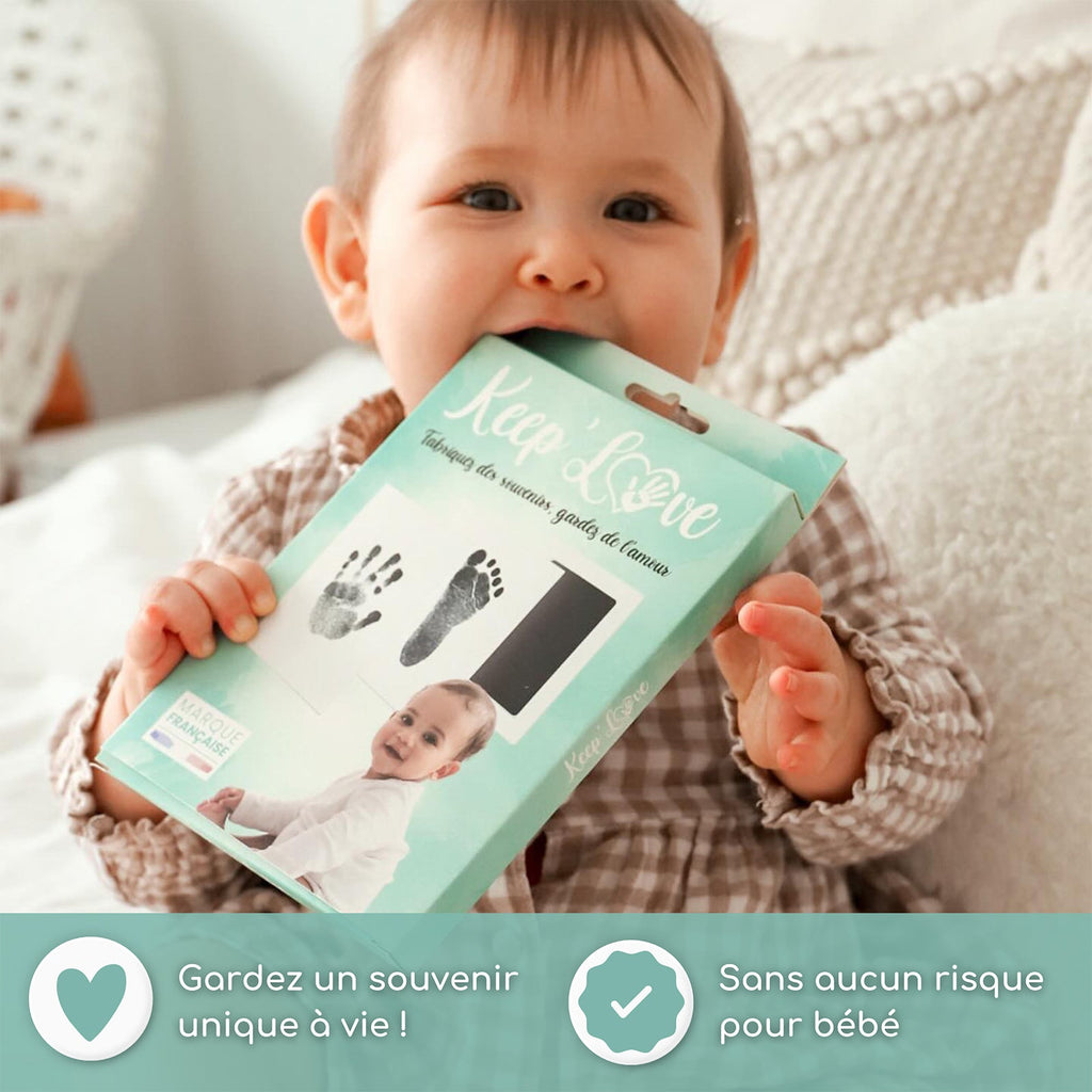 KITS D'EMPREINTES KEEP'LOVE POUR MAINS ET PIEDS DE BÉBÉ - Bébé Nido