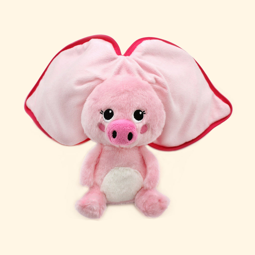 PELUCHE 2 EN 1 FLIPETZ COCHON RADIS - Bébé Nido