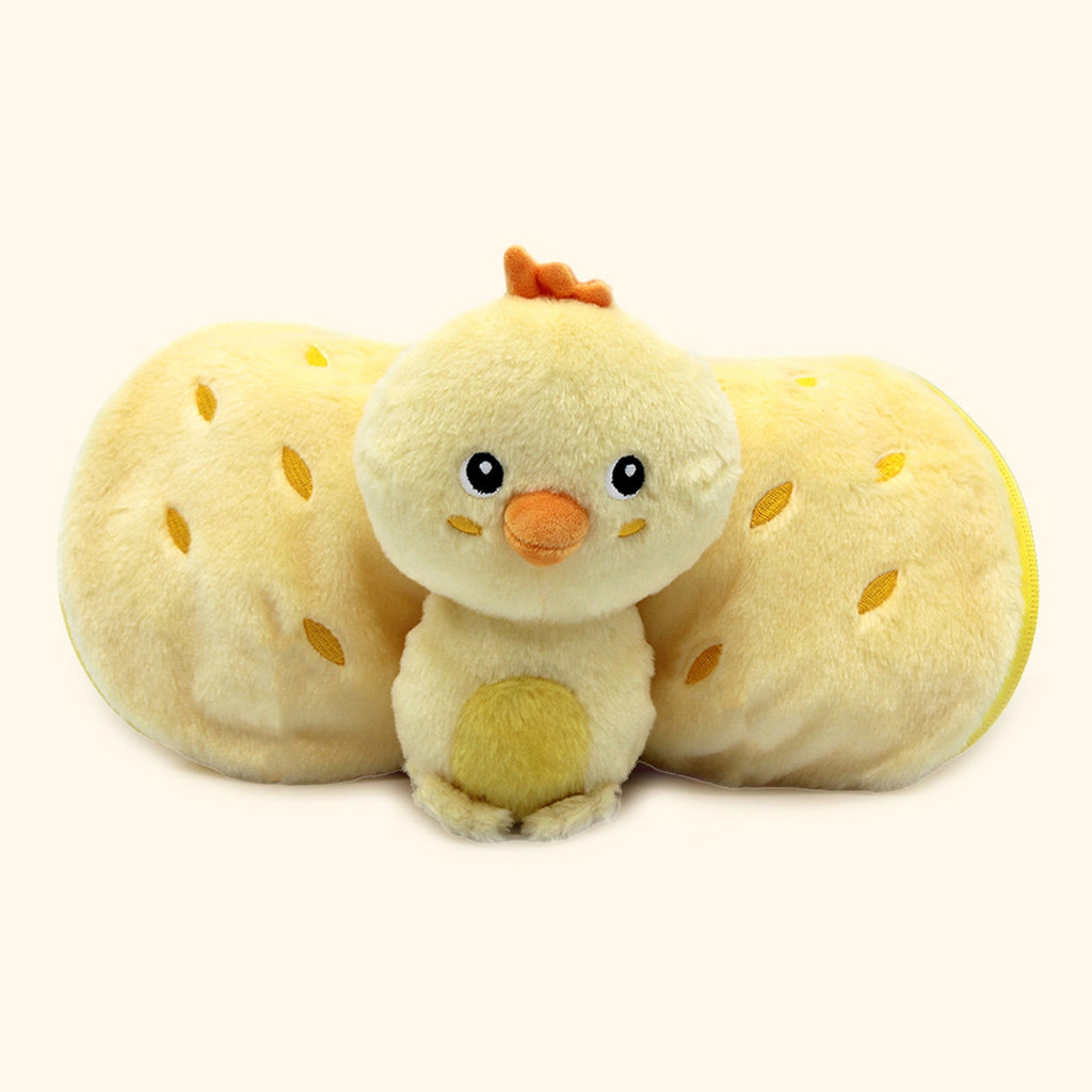 PELUCHE 2 EN 1 FLIPETZ POUSSIN ANANAS - Bébé Nido