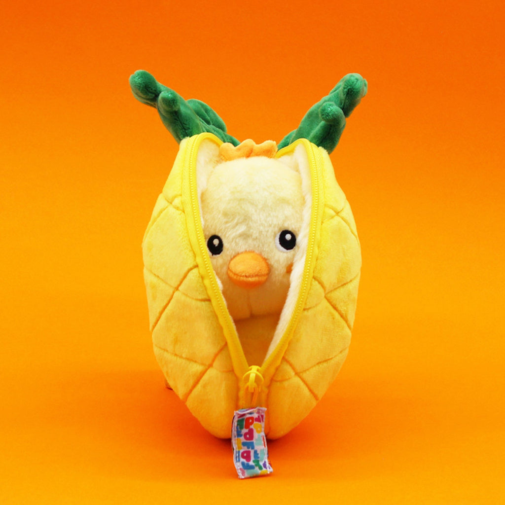 PELUCHE 2 EN 1 FLIPETZ POUSSIN ANANAS - Bébé Nido