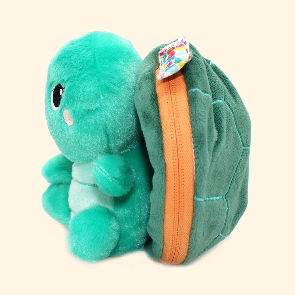 PELUCHE 2 EN 1 FLIPETZ TORTUE PÊCHE - Bébé Nido