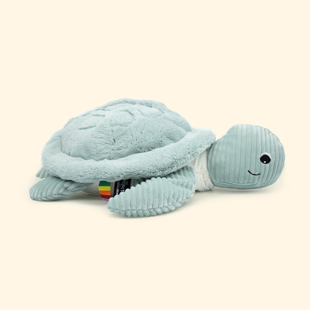 PELUCHE GÉANTE MAMAN TORTUE ET SON BÉBÉ MENTHE - Bébé Nido