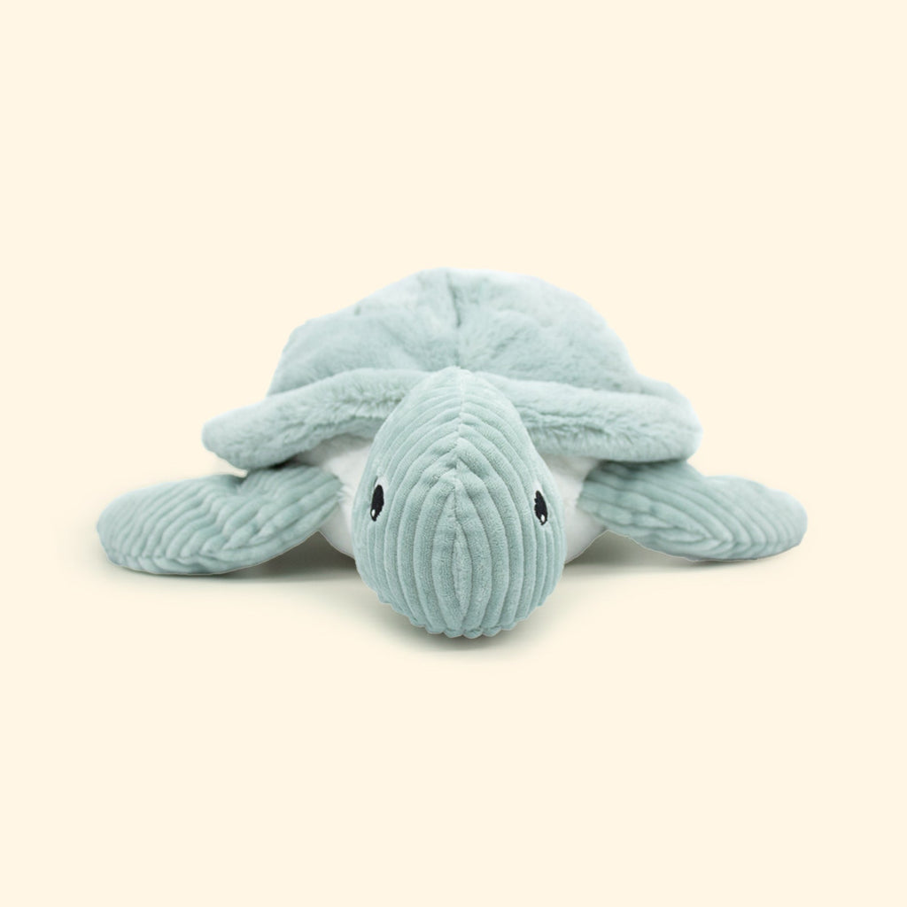 PELUCHE GÉANTE MAMAN TORTUE ET SON BÉBÉ MENTHE - Bébé Nido