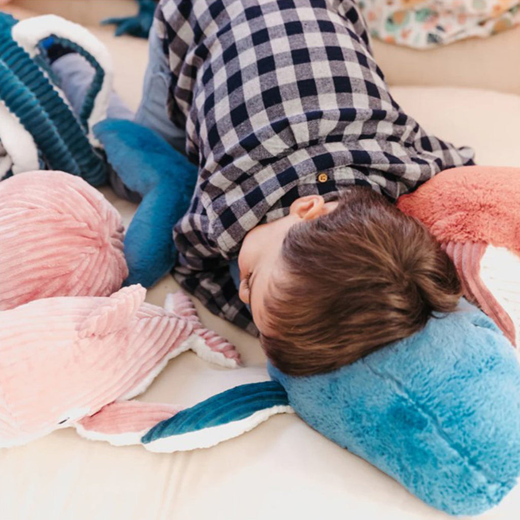 PELUCHE MAMAN BALEINE ET SON BÉBÉ BLEU - Bébé Nido