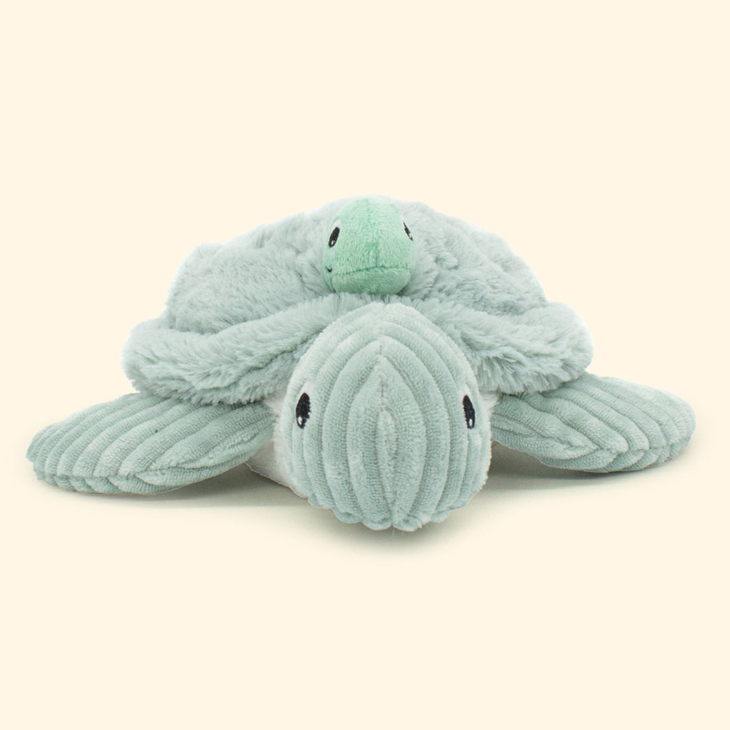 PELUCHE MAMAN TORTUE ET SON BÉBÉ MENTHE - Bébé Nido