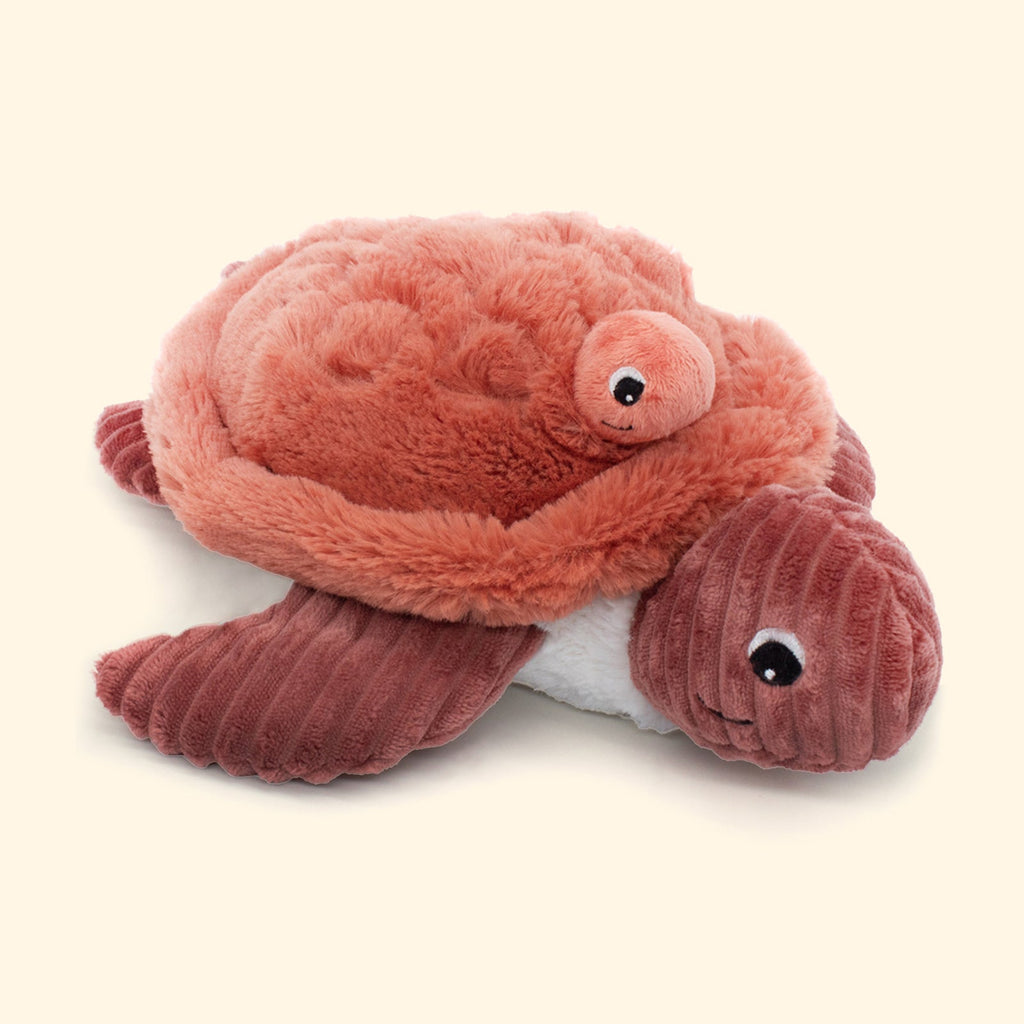 PELUCHE MAMAN TORTUE ET SON BÉBÉ TERRACOTTA - Bébé Nido